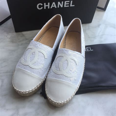 chanel raffia espadrilles|Chanel leather espadrilles.